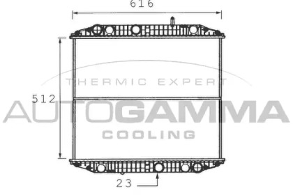 Теплообменник AUTOGAMMA 400488