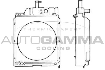 Теплообменник AUTOGAMMA 400530