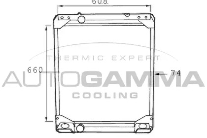 Теплообменник AUTOGAMMA 400592