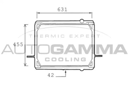 Теплообменник AUTOGAMMA 400598