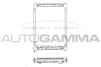 Теплообменник AUTOGAMMA 400648
