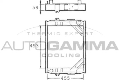 Теплообменник AUTOGAMMA 400736