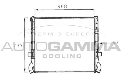 Теплообменник AUTOGAMMA 401068