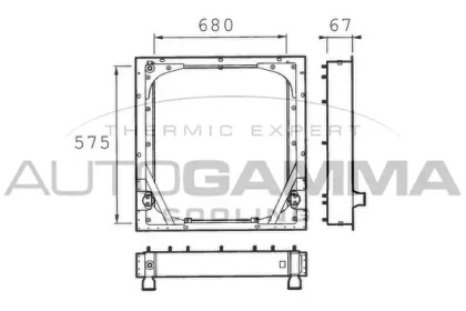 Теплообменник AUTOGAMMA 401070