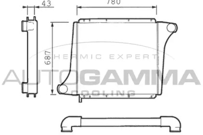 Теплообменник AUTOGAMMA 402034