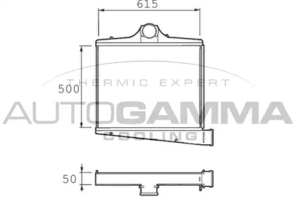 Теплообменник AUTOGAMMA 402068