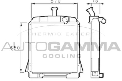 Теплообменник AUTOGAMMA 402282