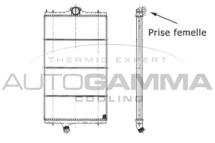 Теплообменник AUTOGAMMA 403602