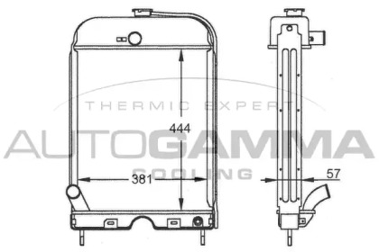 Теплообменник AUTOGAMMA 404278