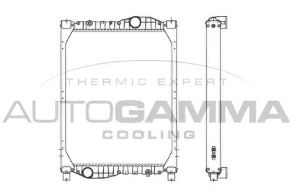 Теплообменник AUTOGAMMA 404454