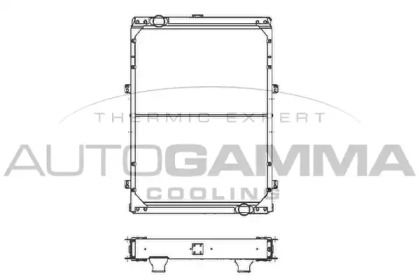 Теплообменник AUTOGAMMA 404456