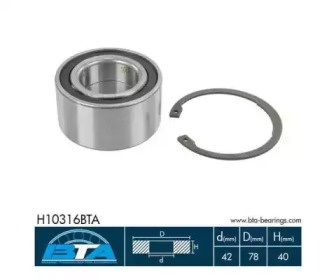 Комплект подшипника BTA H10316BTA