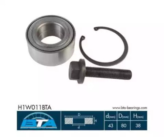 Комплект подшипника BTA H1W011BTA