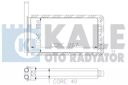 Теплообменник KALE OTO RADYATÖR 104700