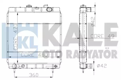 Теплообменник KALE OTO RADYATÖR 106200