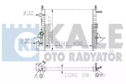 Теплообменник KALE OTO RADYATÖR 137500