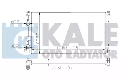 Теплообменник KALE OTO RADYATÖR 206600