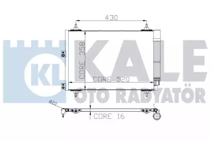 Конденсатор KALE OTO RADYATÖR 242900