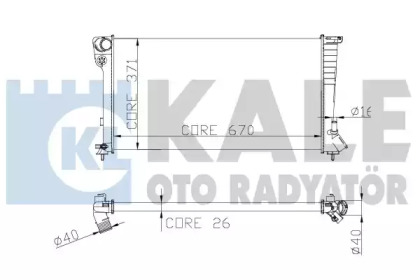 Теплообменник KALE OTO RADYATÖR 257600