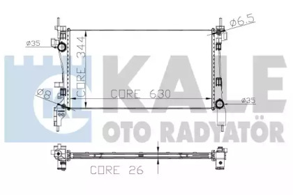 Теплообменник KALE OTO RADYATÖR 320600