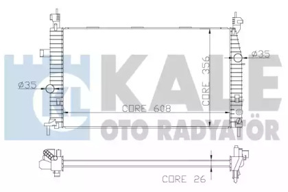 Теплообменник KALE OTO RADYATÖR 342070