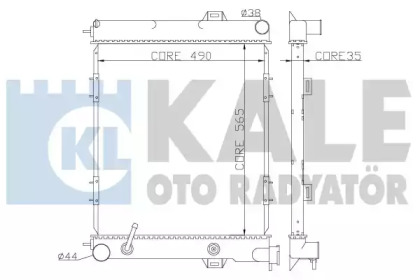 Теплообменник KALE OTO RADYATÖR 342080