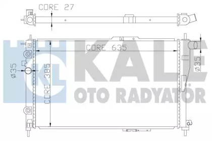 Теплообменник KALE OTO RADYATÖR 342245