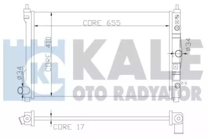 Теплообменник KALE OTO RADYATÖR 342255