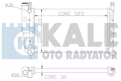 Теплообменник KALE OTO RADYATÖR 342265