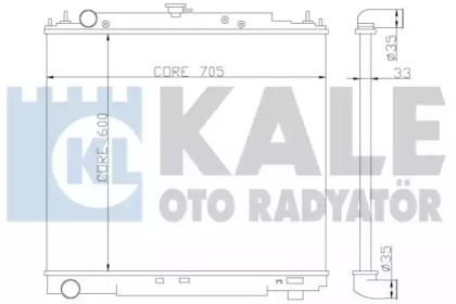 Теплообменник KALE OTO RADYATÖR 342315