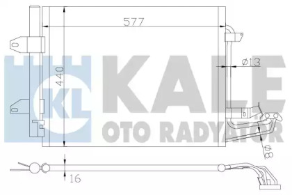 Конденсатор KALE OTO RADYATÖR 342485