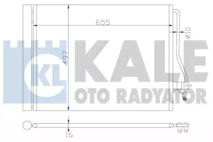 Конденсатор KALE OTO RADYATÖR 342490