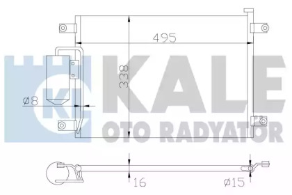 Конденсатор KALE OTO RADYATÖR 342635