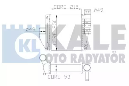 Теплообменник KALE OTO RADYATÖR 342815