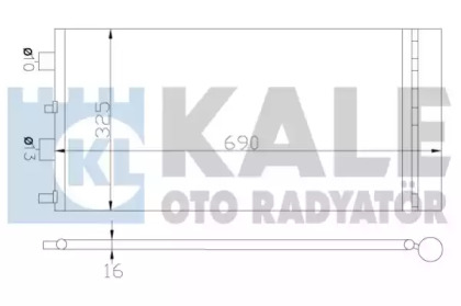 Конденсатор KALE OTO RADYATÖR 342840