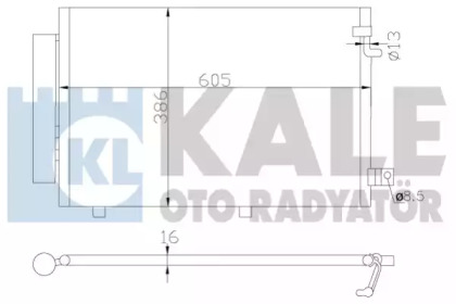 Конденсатор KALE OTO RADYATÖR 342860