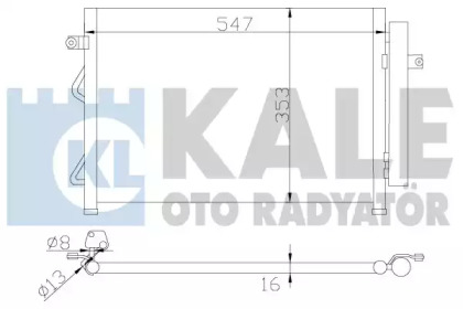 Конденсатор KALE OTO RADYATÖR 342975