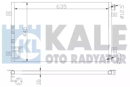 Конденсатор KALE OTO RADYATÖR 343115