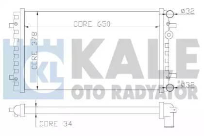 Теплообменник KALE OTO RADYATÖR 348500