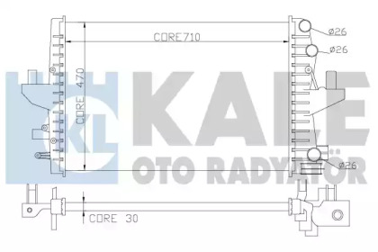 Теплообменник KALE OTO RADYATÖR 354100