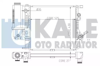 Теплообменник KALE OTO RADYATÖR 354700