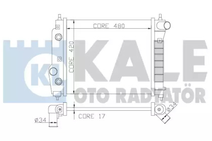 Теплообменник KALE OTO RADYATÖR 354900