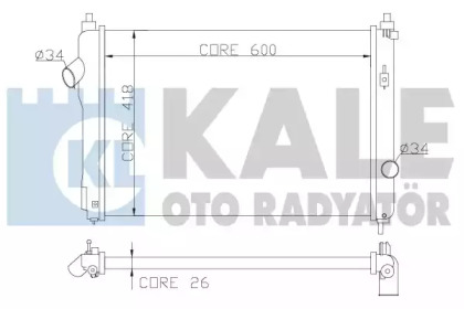 Теплообменник KALE OTO RADYATÖR 355100