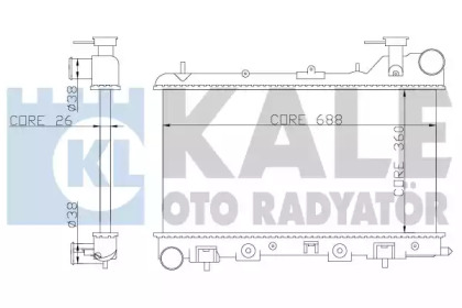 Теплообменник KALE OTO RADYATÖR 364800