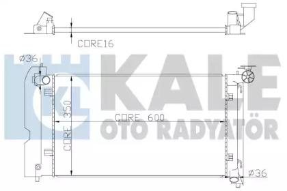 Теплообменник KALE OTO RADYATÖR 366800