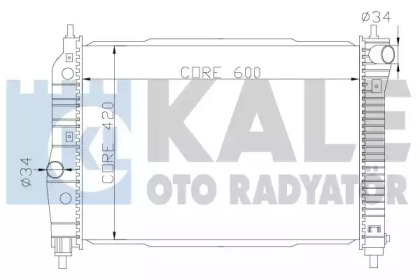 Теплообменник KALE OTO RADYATÖR 372300