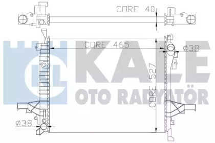 Теплообменник KALE OTO RADYATÖR 375200