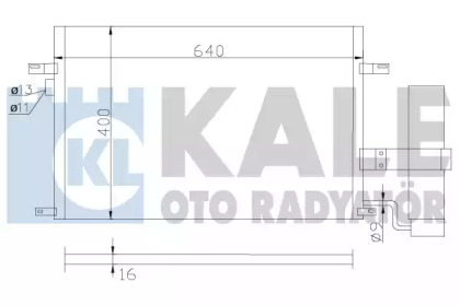 Конденсатор KALE OTO RADYATÖR 377100