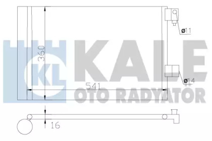 Конденсатор KALE OTO RADYATÖR 377500