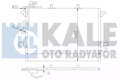 Конденсатор KALE OTO RADYATÖR 381600